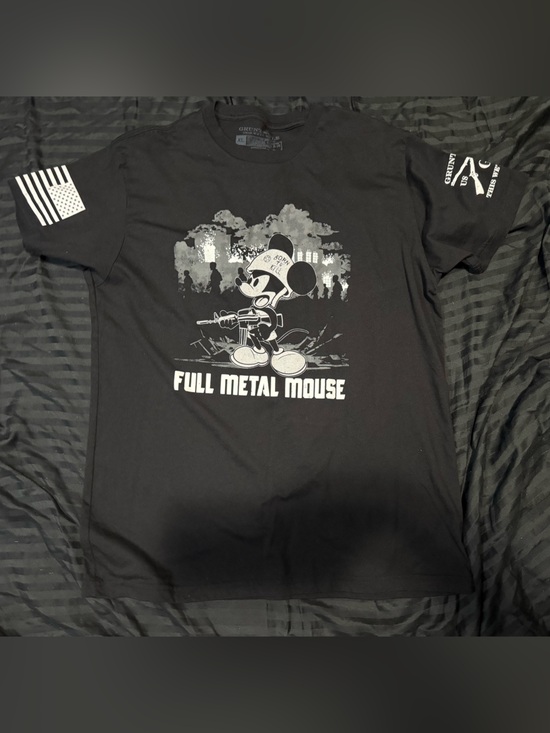 Grunt Style Other - Grunt Style Black Full Metal Mouse Short Sleeve Tee